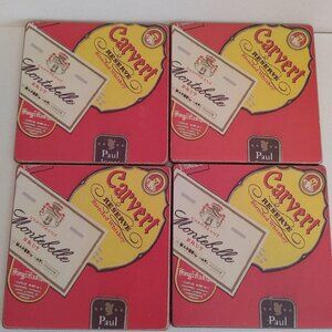 Lord Calvert Blended Whiskey Coaster Set of 4 Cork Coasters